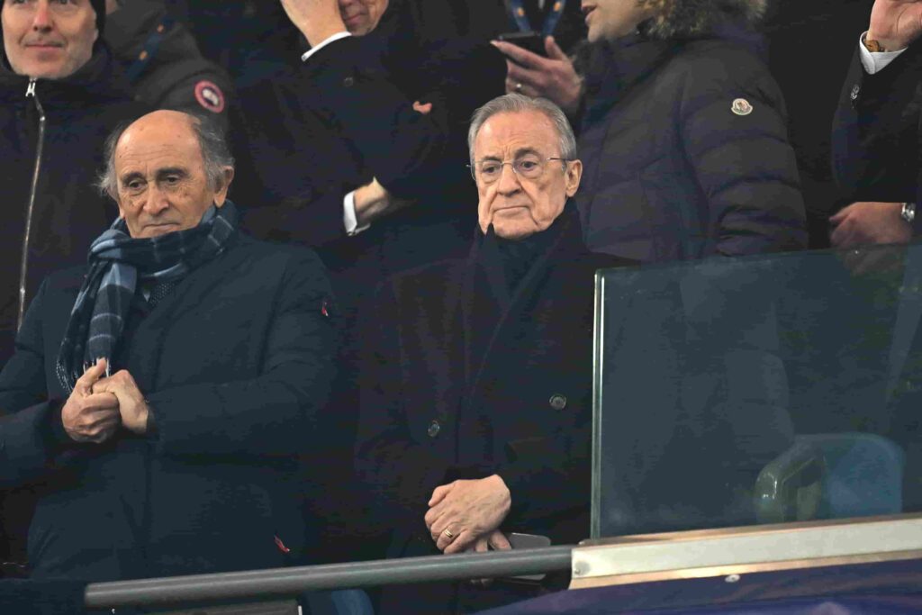 Florentino contra la UEFA. Foto: Getty Images.