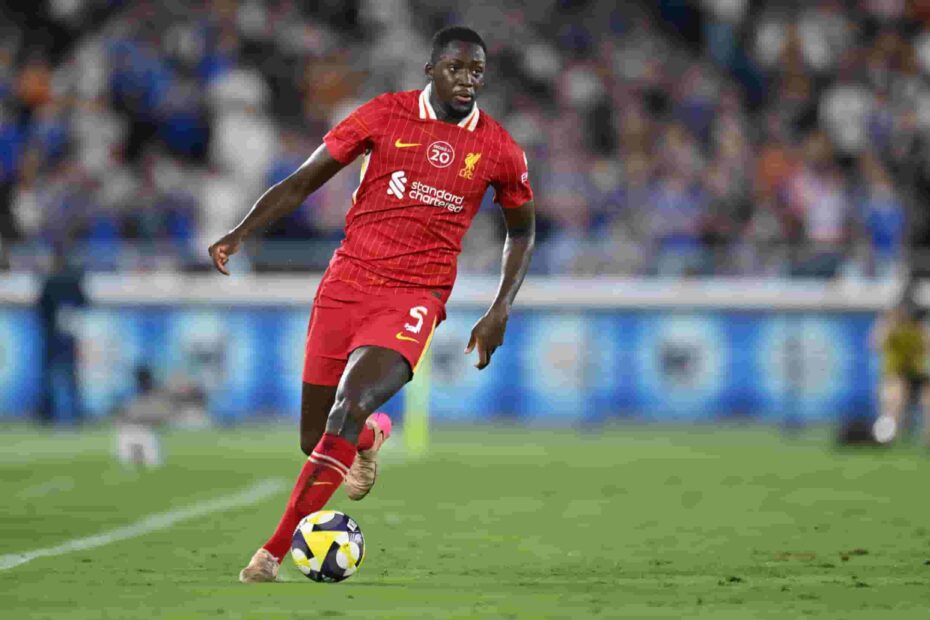 Konaté y Saliba. Foto: Getty Images.