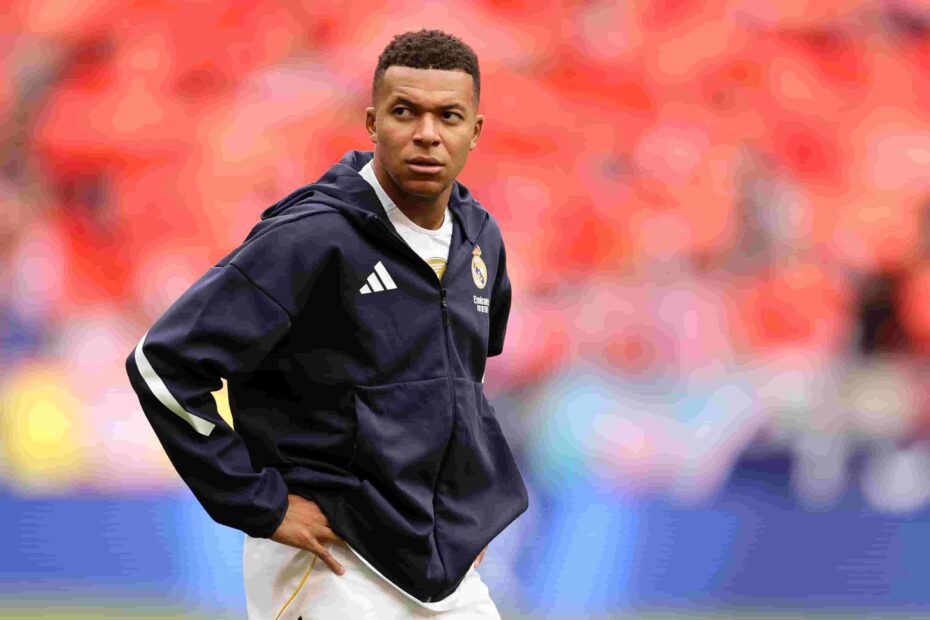 Mbappé no jugará ante Kairat. Foto: Getty Images.
