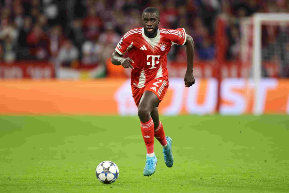 Upamecano entre Real Madrid y Liverpool. Foto: Getty Images.